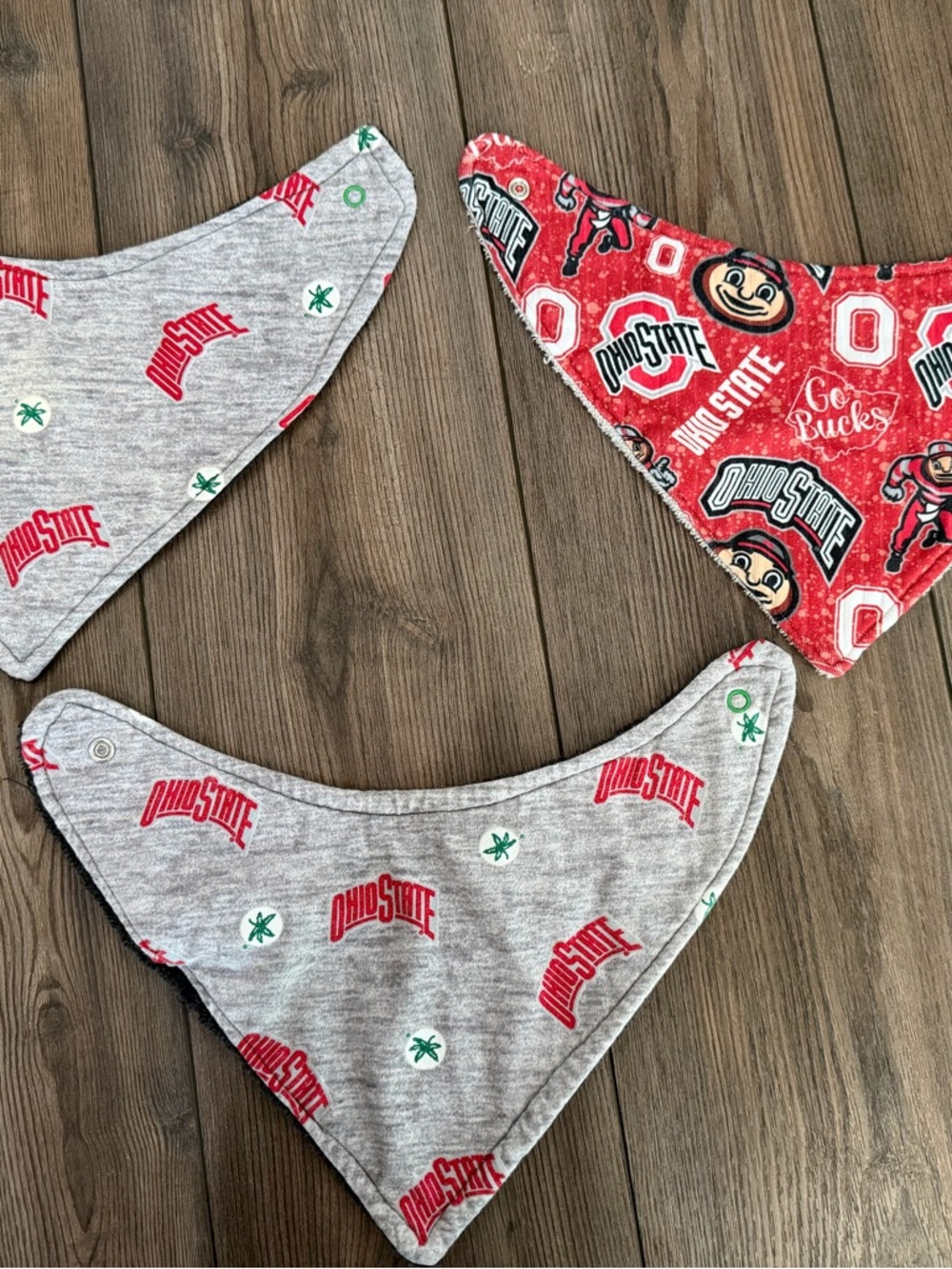 Kids bandana bibs Ohio st inspired